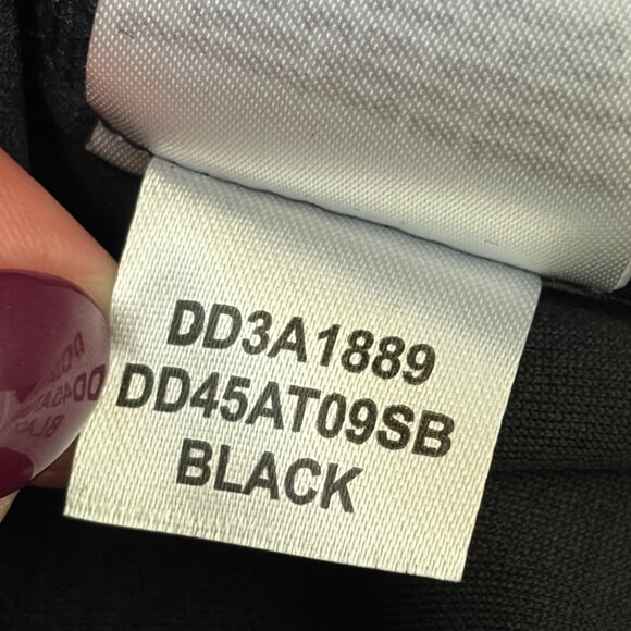 NWT DKNY Jewel Neck Sleeveless Short Length Sheath Dress (Black) - Size 12 - Picture 7 of 8